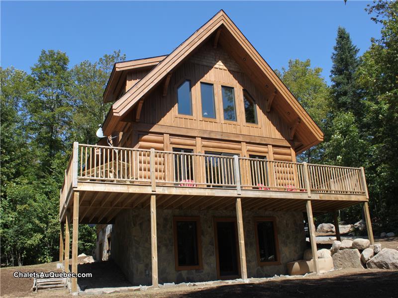 Chalet En Bois A Vendre : Chalet ? louer Val-des-Lacs, Laurentides, Chalet bois rond Bord de Chalet En Bois A Vendre : Chalet ? louer Val-des-Lacs, Laurentides, Chalet bois rond Bord de