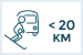 Shuttle Service / Ski less than 20Km