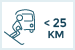 Shuttle Service / Ski less than 25Km