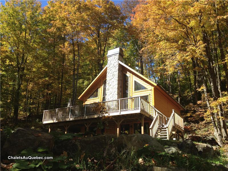Chalet en bois - Bord du lac à la truite