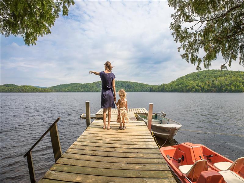 Chalets à François , Chalet 4 saisons, au bord de l'eau du Lac Patrick