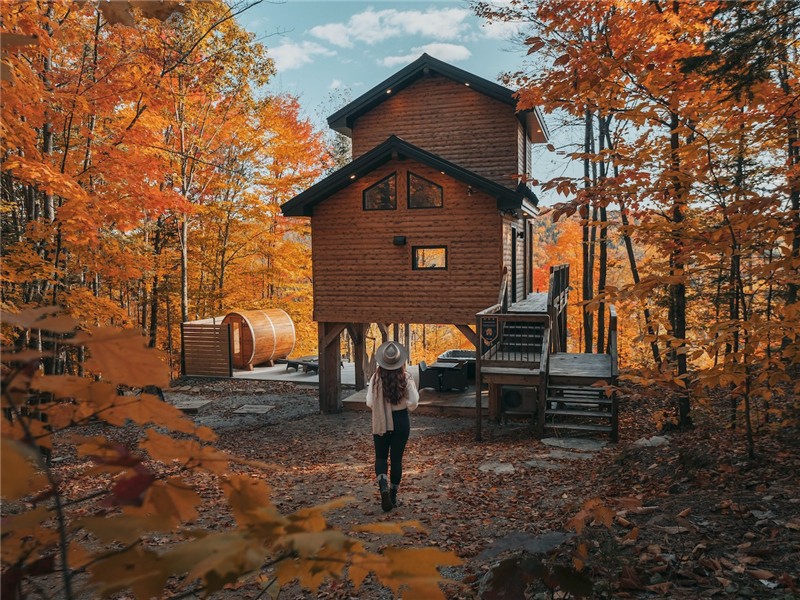 Expérience thermale privée - Sauna/Spa - Vue sur la rivière et montagne