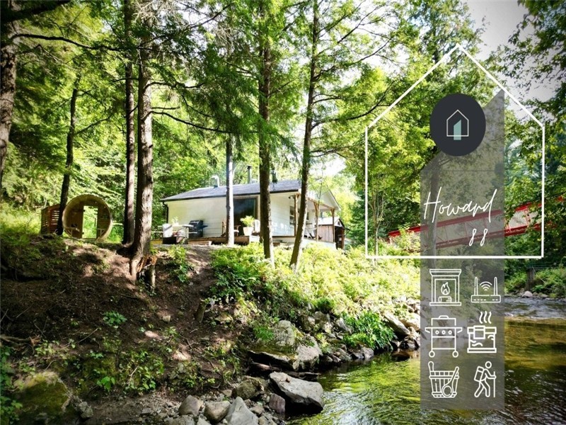 Le 88 Howard - Spa, Sauna, River & Cute Bridge!