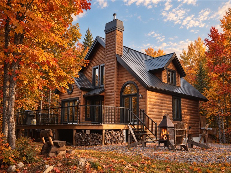 *Galaxia | Chalet Bonheur | spa | bois rond