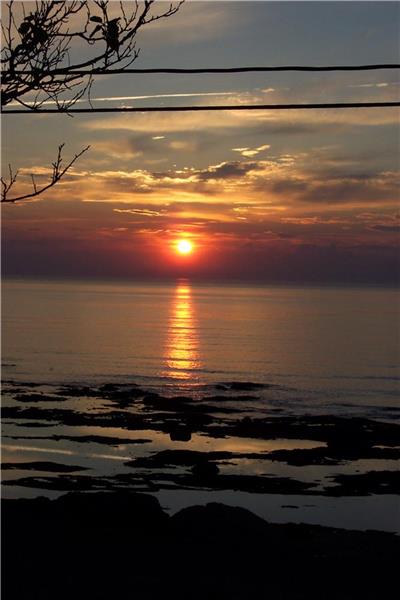 La maison de l?artiste en bord de mer,Grosses-roches,Gaspésie près de Matane