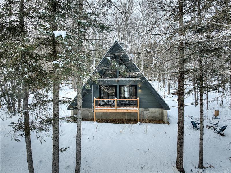 * PASSION CHALETS * | A-FRAME | LAKE ACCESS - MODERN LOOK - VERANDA  FIREPLACE - PETS ALLOWED