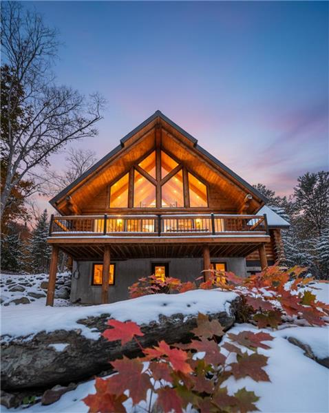 BIENVENUE DANS LA JUNGLE | CHALET EN BOIS ROND | SPA