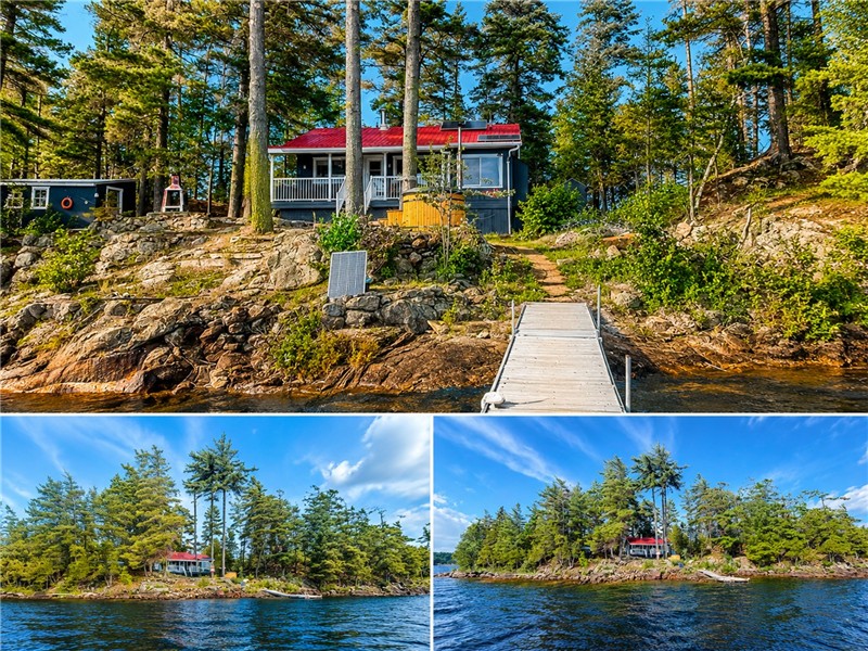 Your Own Private Island in Quebec | Wood-Fired Scandinavian Hot Tub | Stunning Lake