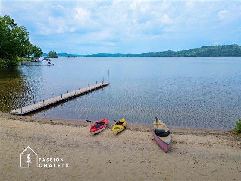 * PASSION CHALETS * | L'AIGLE | LAKE - SPA - BEACH - WATERCRAFTS - DOCK - FIREPLACES - ACTIVITIES ++