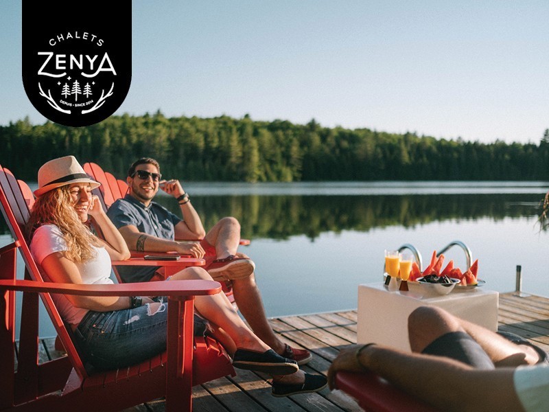 Chalet Black Eagle Spa bord de Lac Fiddler