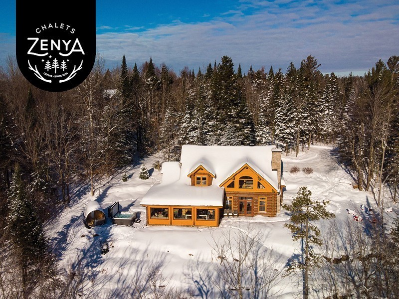 Chalet Black Eagle Spa bord de Lac Fiddler