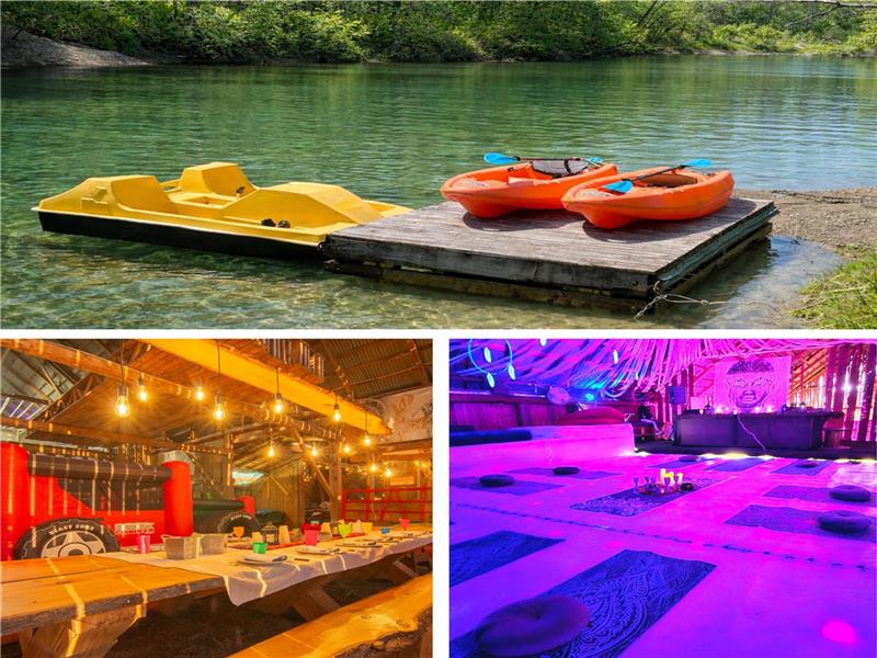 Estate for 21 people with SPA and Festive Barn