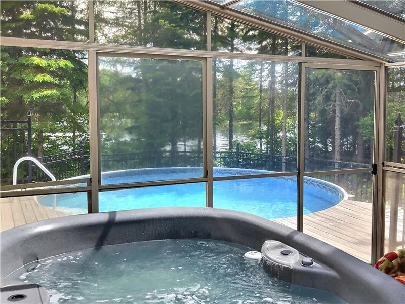 Chalet Bord du Lac avec Piscine Chauffee, SPA, Billard - 14 personnes GL