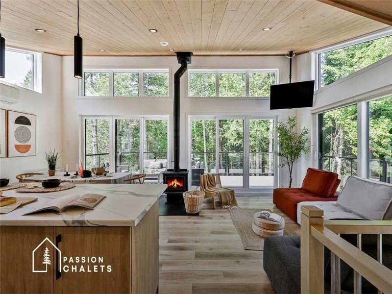 * PASSION CHALETS * | SERENITY'S NEST | SPA - BARREL SAUNA - SKI - FIREPLACES - PING-PONG - FOOSBALL