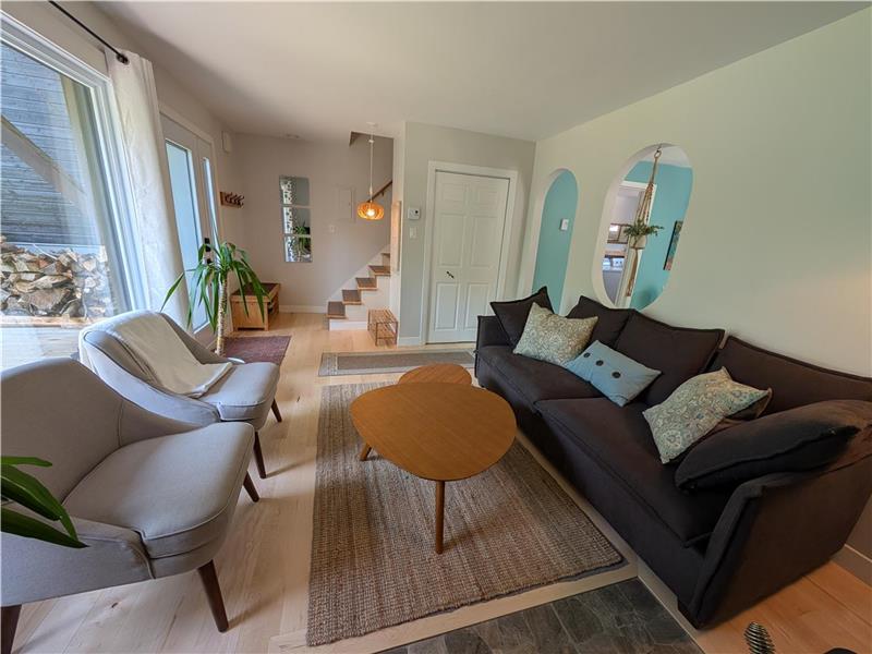 Bromont between lake and moutain