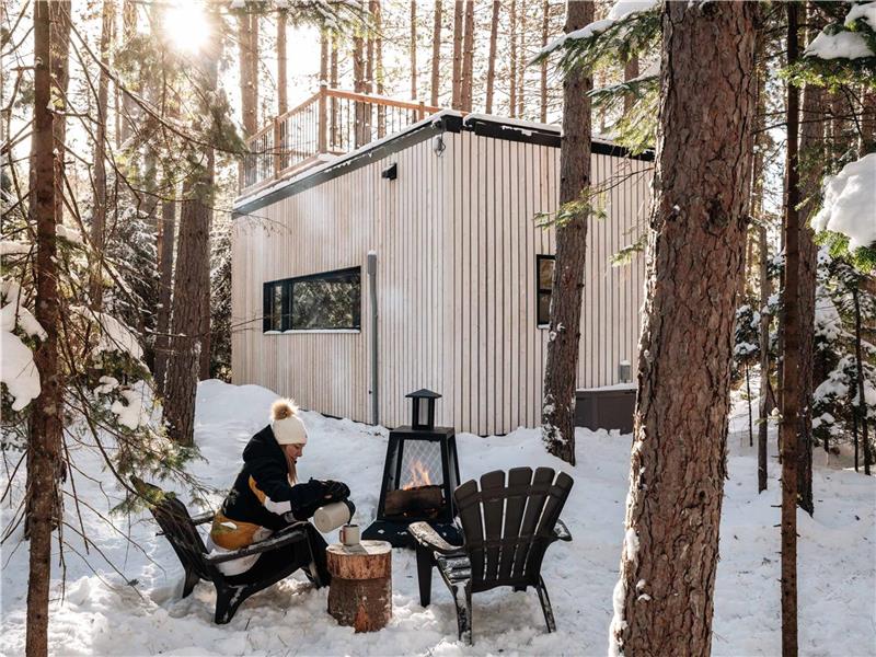 Unique cabin for 4 | Painting, spa, wifi + (petfriendly)