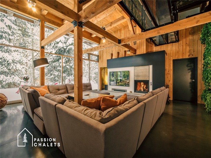 * PASSION CHALETS * | LE RUISSELET | INDUSTRIEL - SKI - SPA - JEUX - YOGA - FOYERS - BBQ - VÉRANDA