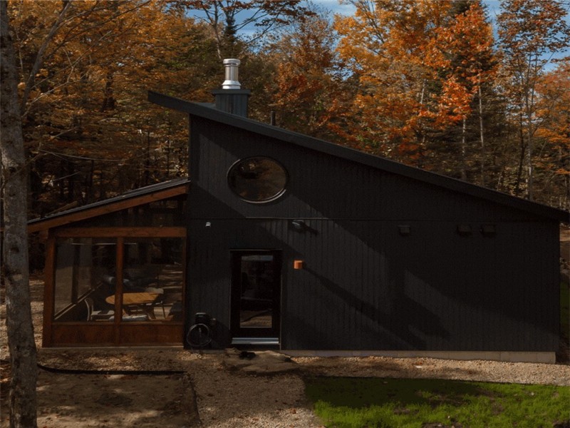 Chalet Opale architectural - spa éco, filet et lac