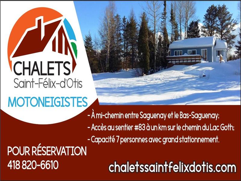 Chalet du Lac Goth - Chalets Saint-Félix-d'Otis