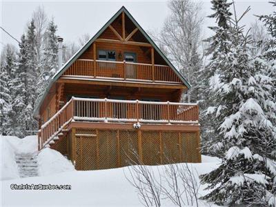 Chalet le Malard | Mont-Tremblant Peace Haven | Private SPA | WiFi | 4 Stars Wood Log Cottage