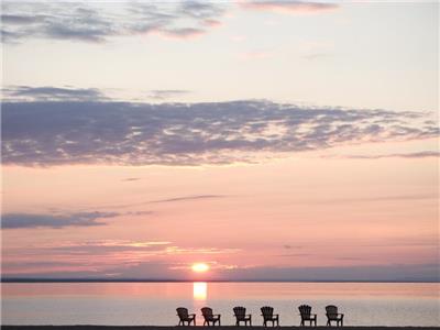 Chalet Domaine sur une plage