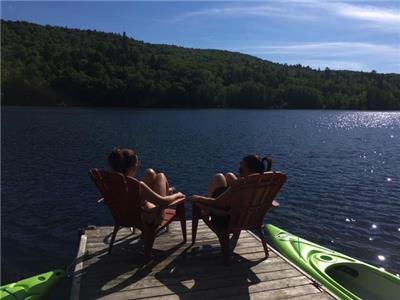 Chalet entirement  quip,  quai priv, nature et activits 4 saisons