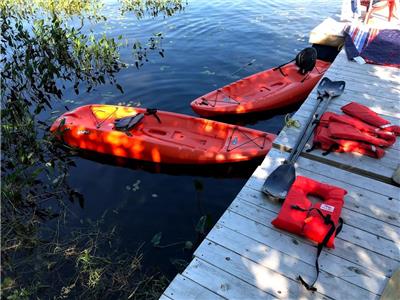 Chalet bord du lac 1hr de Montral