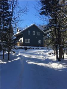 Chalet Tremblant versant Nord Rustique moderne dtente