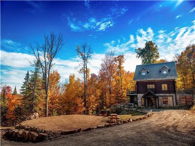 Chalet de L'Ours en bois rond