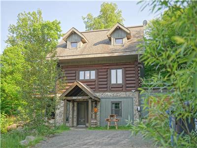Chalet de L'Ours en bois rond
