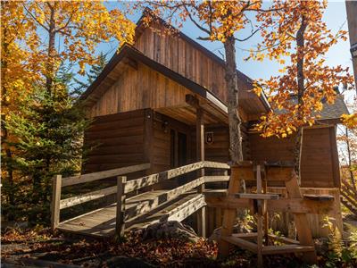 Chalet Indien en bois rond