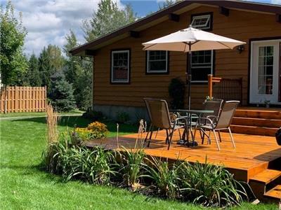 Chalet  louer Lac Brome en Estrie, rustic et Chaleureux, 3 chambres fermes du 20 Rond