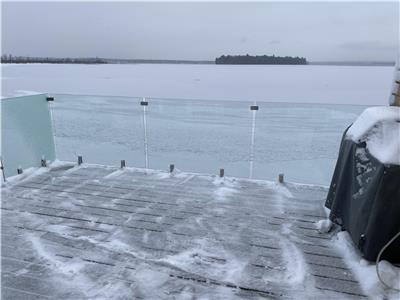 Brome Lake one water in the village -LA CAPITAINE