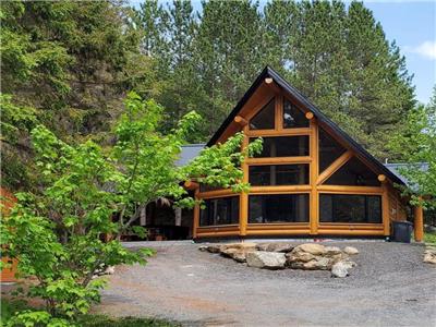 Chalet en bois rond - Le D'jibou