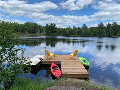 Au chalet des pins - magnifique bord de lac avec  SPA