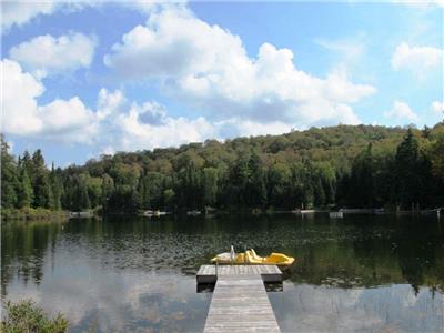 In the heart of nature and front of the lake