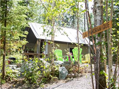 Tentes Glamp, quips avec eau potable et lectricit pour 6, du 12 mai au 10 septembre Enr 627075