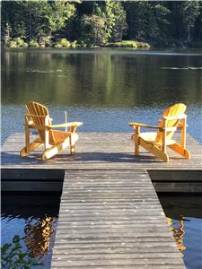 Very beautiful 2 bedroom New chalet directly on the waterfront - without motor.