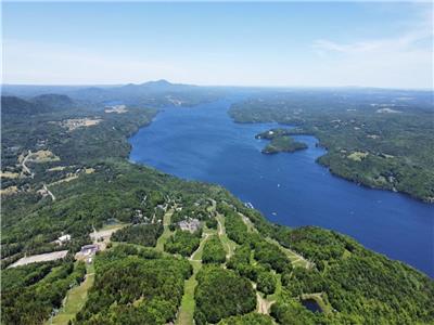 Between earth and sky/ Lake Memphremagog/ Mount Owl's Head/SPA