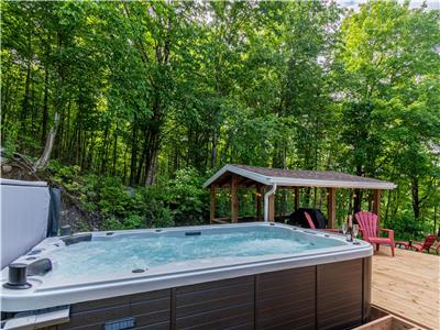 Chalet, spa-nage, billard et foyers au Lac Sept-les