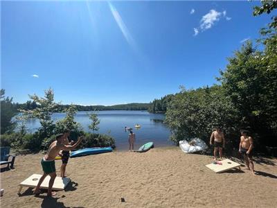 Chalet chez Mo - Plage prive au bord du Lac