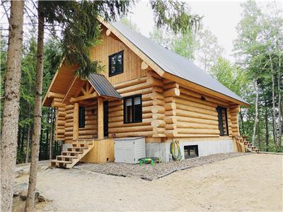 Chalet en bois rond