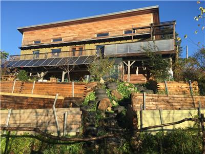 Unique & charming straw bale eco house