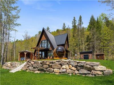 A-FRAME DU NORD | Chalet  louer avec spa dans Lanaudire