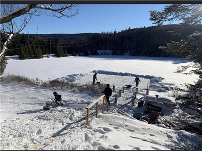 Chalet vasion-Nature , bord de l'eau, calme , tranquillit, SPA , coup de coeur !