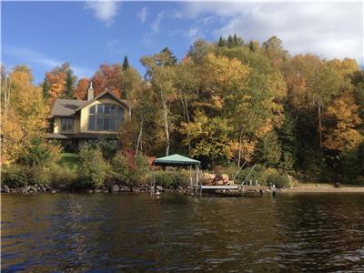 Lac Ouareau Franc Ouest St Donat Spa Sauna bord de l'eau