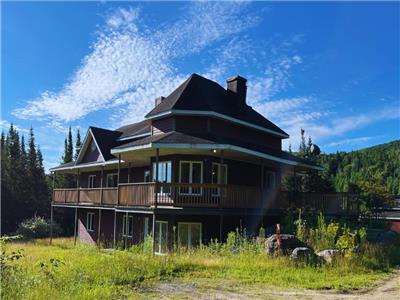 A vacation home in the woods