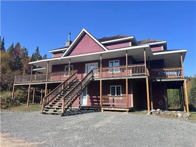 A vacation home in the woods