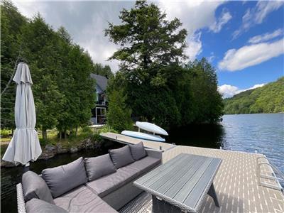 Chalet Paradisiaque au Bord du Lac  moins d'une heure de Mtl: Un Oasis de tranquillit et de nature