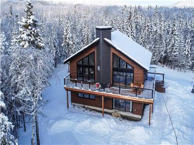 Chalet le Jaseur : Spa, confort et tranquillit